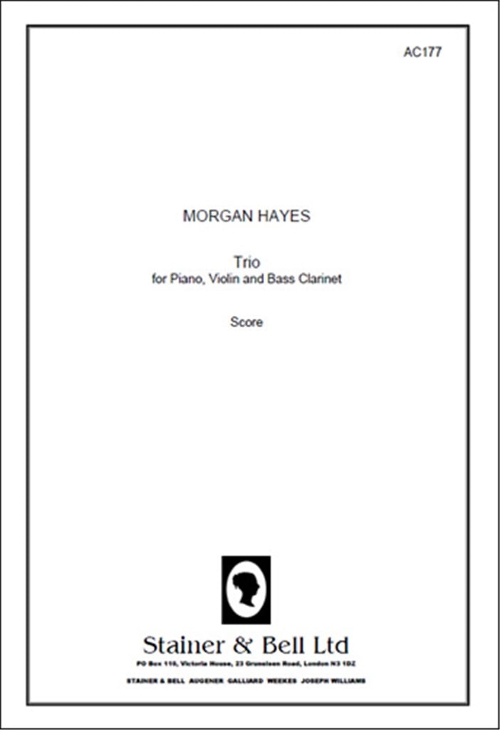 Trio For Violin, Bass Clarinet & Piano